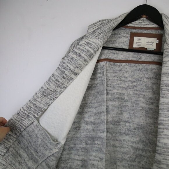 Saturday Sunday Women's Moelleux Collared Sherpa Jacket Size Medium - Picture 3 of 7